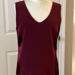 Ladies blouse cranberry size L